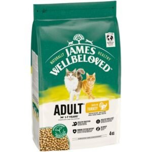 James Wellbeloved Adult Turkey 10 kg Bag, Hypoallergenic Dry Cat Food