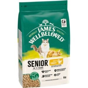 James Wellbeloved Cat Senior Hypoallergenic Dry Food Turkey 10 kg