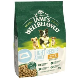 James Wellbeloved Light Adult Turkey and Rice Hypoallergenic Dry Dog Food Bag